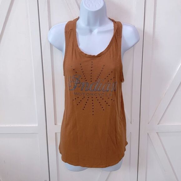 Lucky Brand Indian Summer Rust Brown Tank Top Size XS - Picture 1 of 7